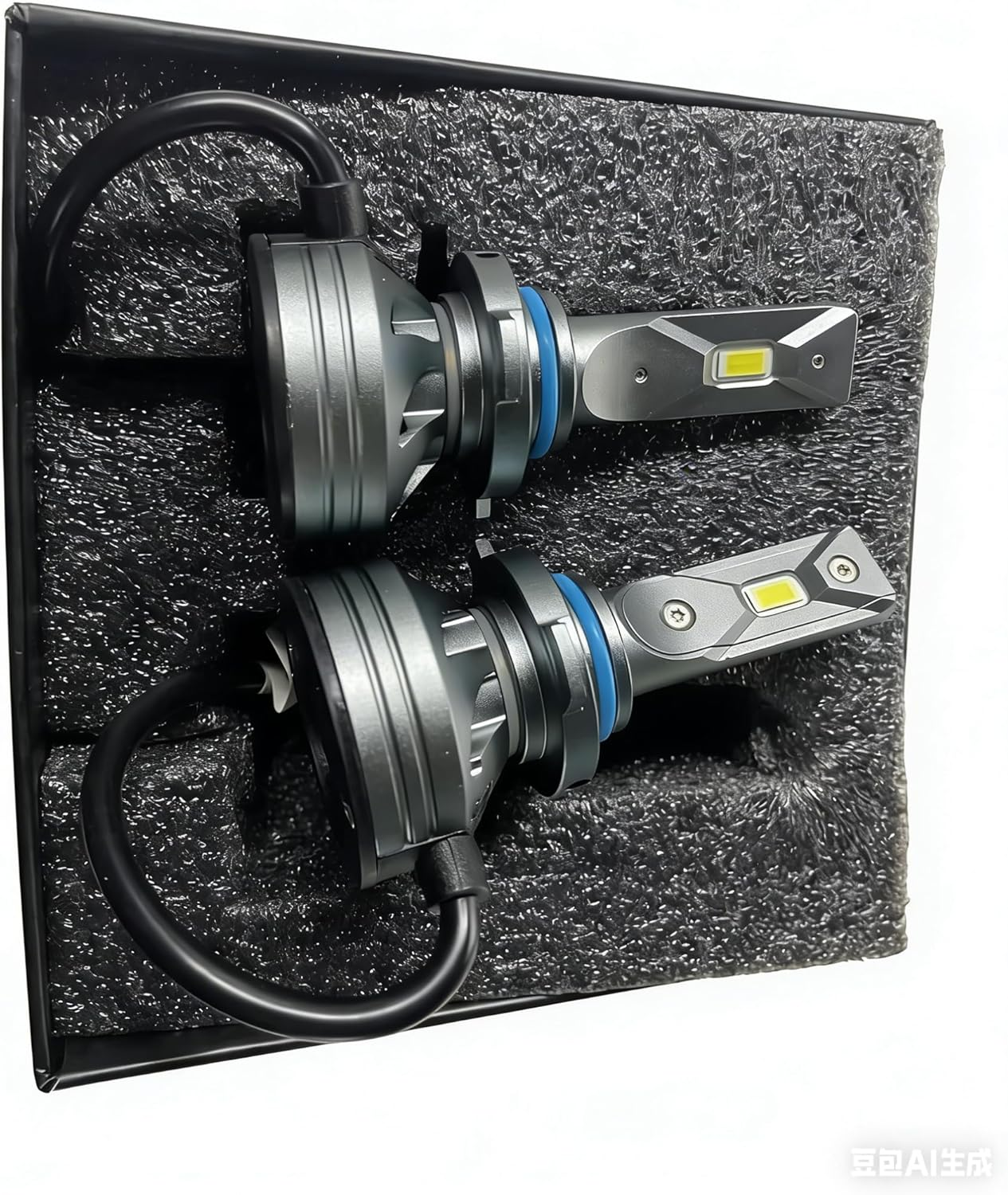 Fahren 9006/HB4 LED Headlight Bulbs, 22000LM 600% Super Bright LED Headlights Conversion Kit 6500K Cool White IP68 Waterproof, Pack of 2