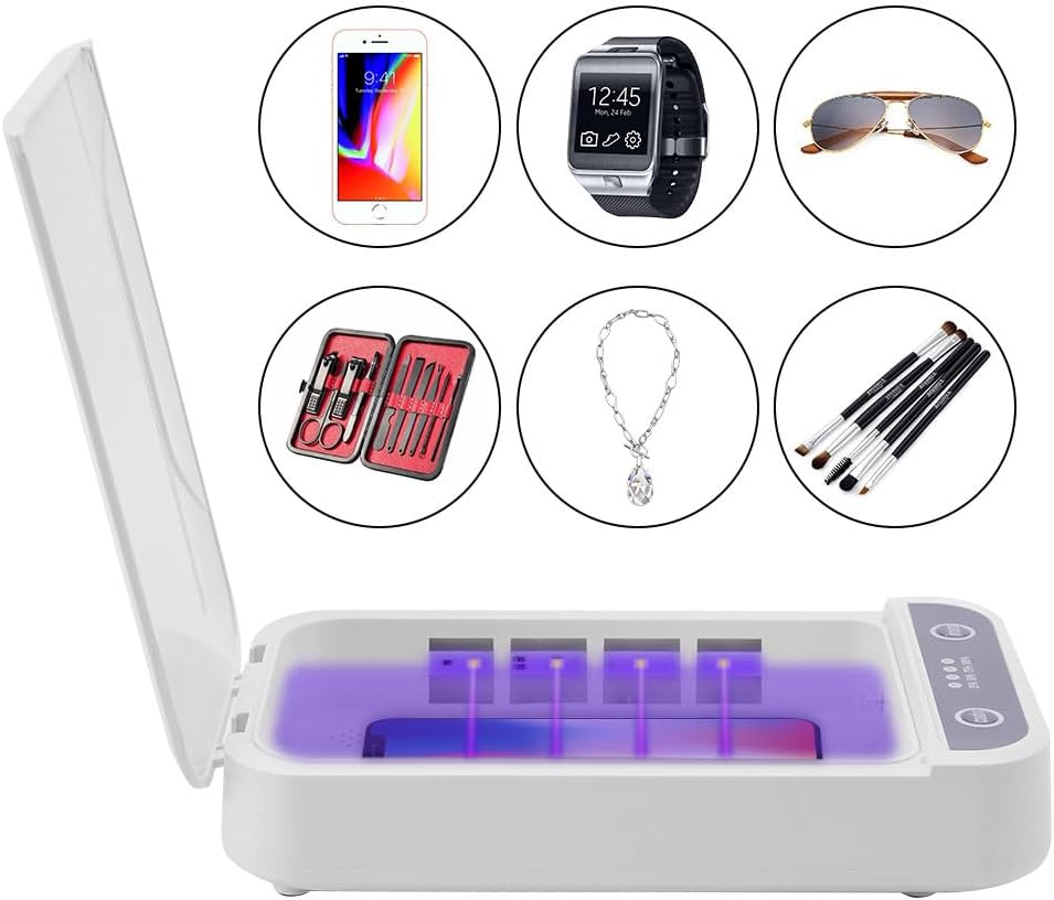 UV Steriliser Box with Aromatherapy, 2 UV Lamps, 17.5 X 10 X 3 Cm, USB Powered image number 5