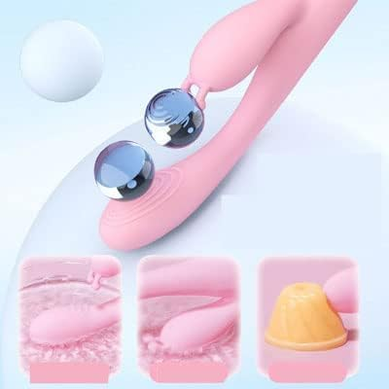Handheld Pocket Quiet 10 Speeds Personal Bullet Massage Rod Powerful Mini Stick Silicone Massage Ball for Women Pleasure, Electric Strong Shock Bullet Setting for Relax, Portable Type image number 2