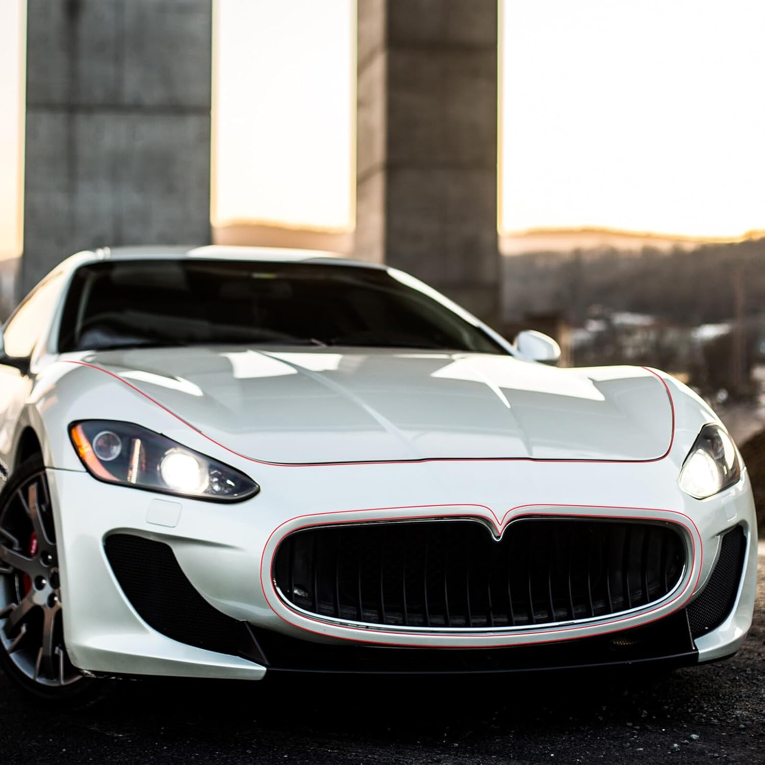 SEWACC Decorative Strips for Cars Vinyl Tape for Cars Trim Tape in Strong Adhesive for Wrapping for Auto Molding and Electrical Insulation Use image number 1