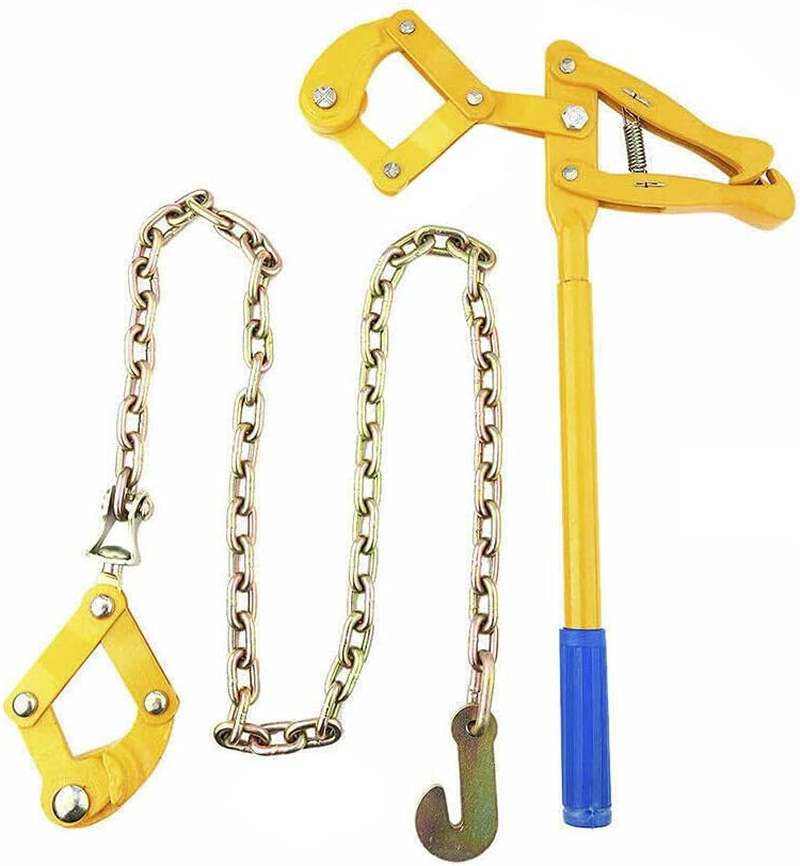 Costcom Wire Fencing Strainer Plain & Barbed Chain Repair Tool Electric Fence Energiser Alloy Construction with 1.2M Durable Chain image number 2