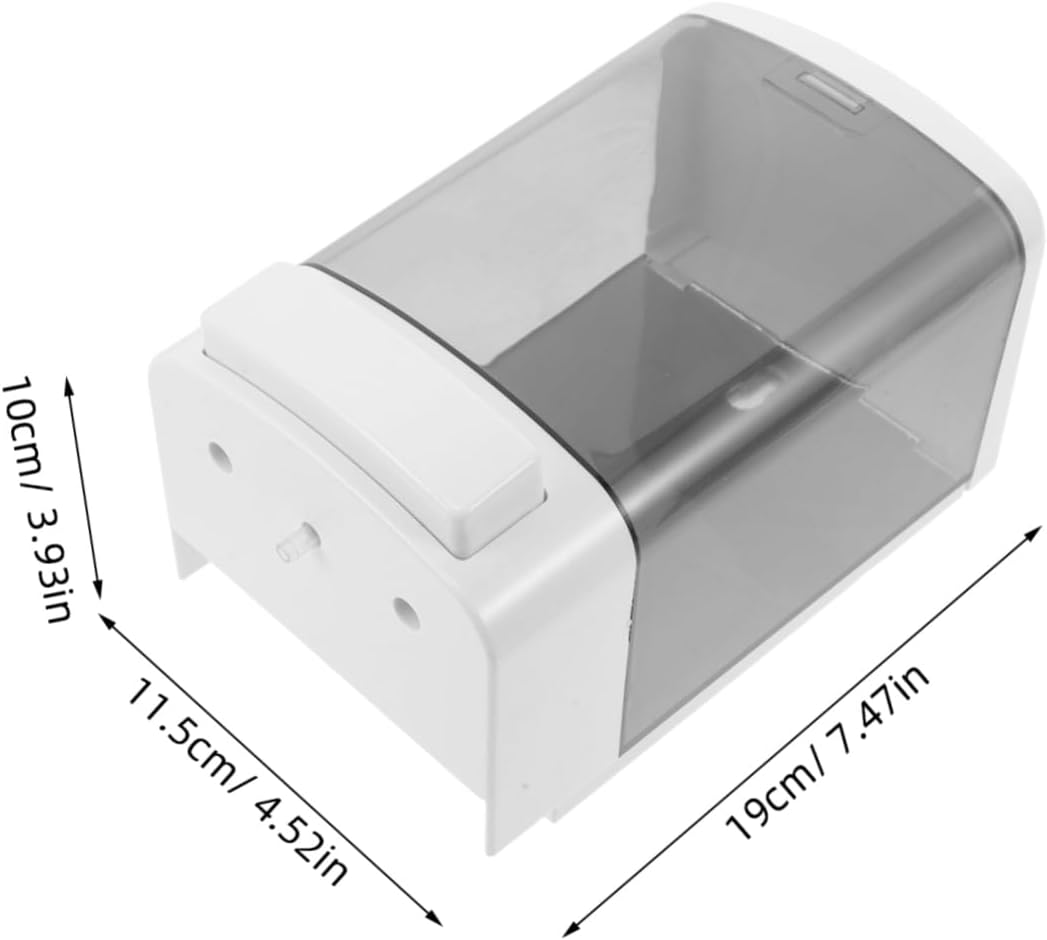 ELAYARD 2Pcs Wall-Mounted Soap Dispenser Hand Soap Dispenser for Bathroom Detachable Manual Dispense Wall Mounted Plastic Hand Pump Bottle Abs Black image number 3