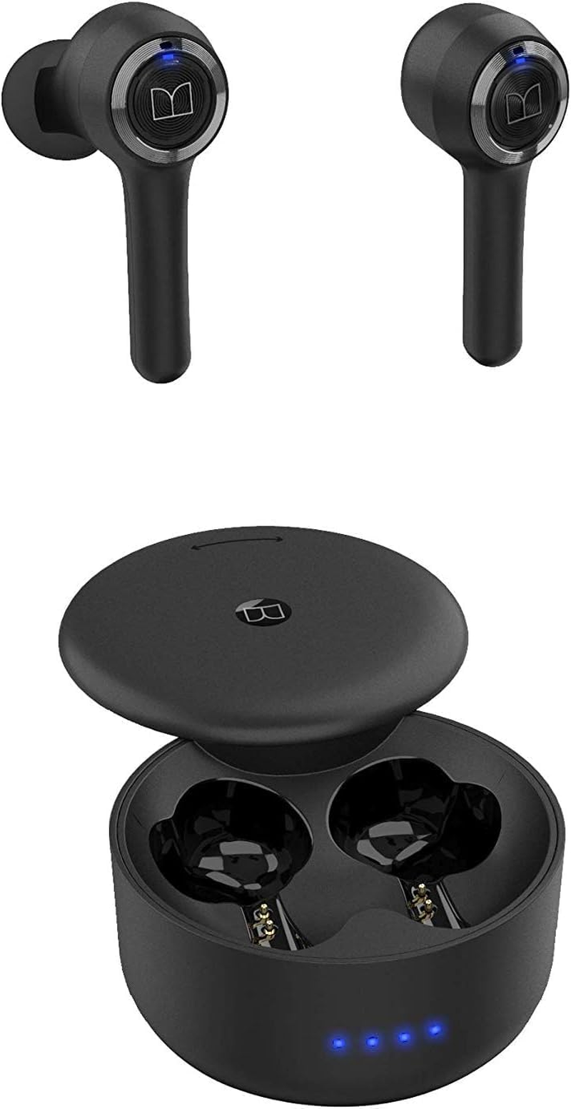 Monster MH21901 137146-00 Clarity 102 Bluetooth Headphones In-Ear Headset, Sweat-Resistant, Water-Repellent, One Size, Black image number 2