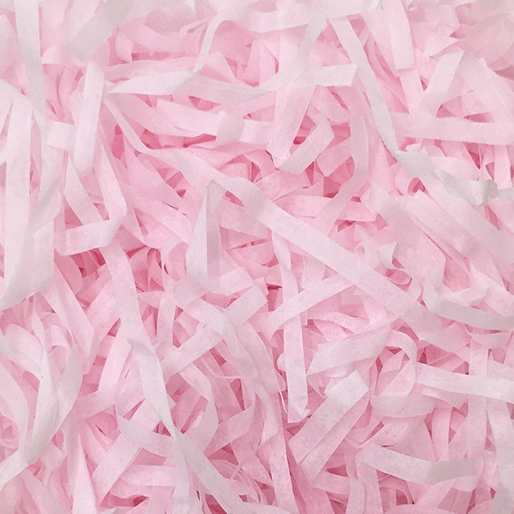 Suithink Shredded Paper for Gift Baskets, 200G Crinkle Cut Paper Shred Filler for Birthdays, Weddings,Boxes Bags, Basket Filler,Anniversaries,Gift Wrapping (Black)