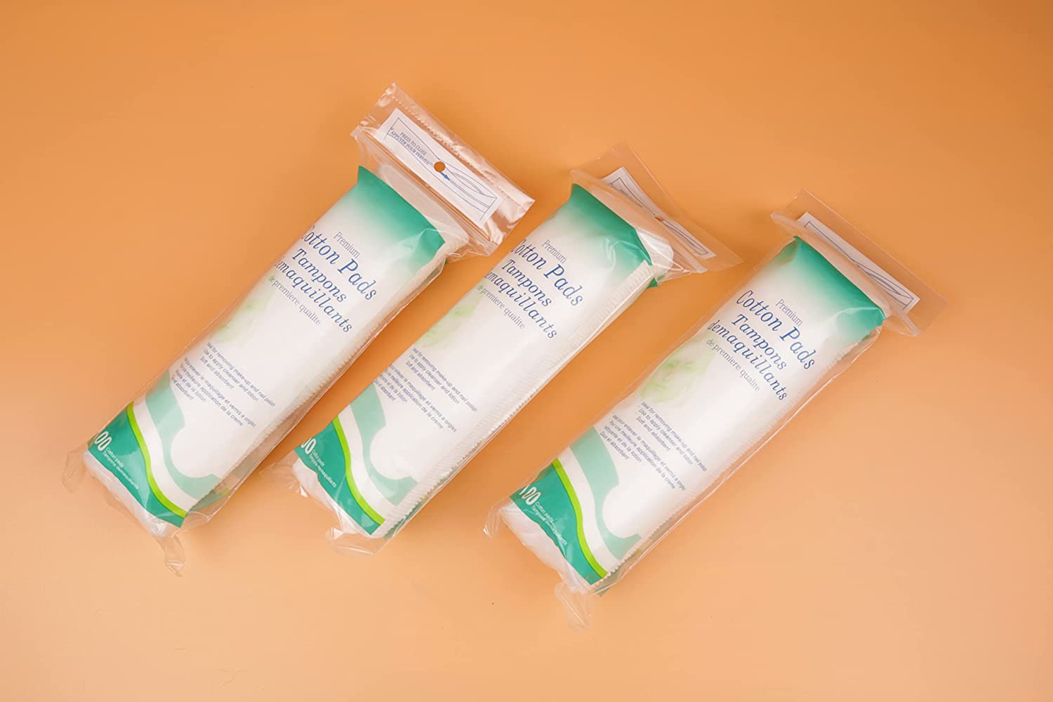 Pure Cotton Cotton Pad Absorbent and Textured Cotton Pads Are Makeup Remover Pads, Hypoallergeniclint Free,100% Cotton,(300 Count) image number 4