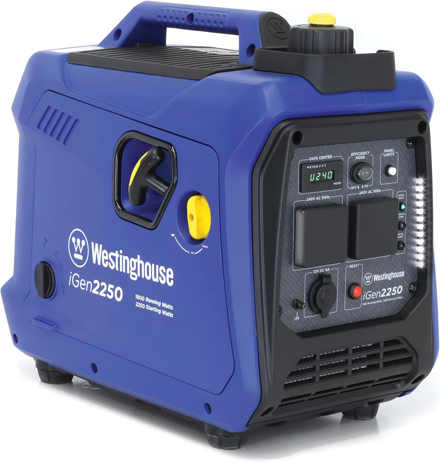 Westinghouse Igen2250 Digital Inverter Generator - 1800W Running/2250W Starting, Lightweight at 19Kg, 100% Pure Sine Wave, Ideal for Outdoor Adventures and Home Backup Power Supply &ndash; Blue image number 2