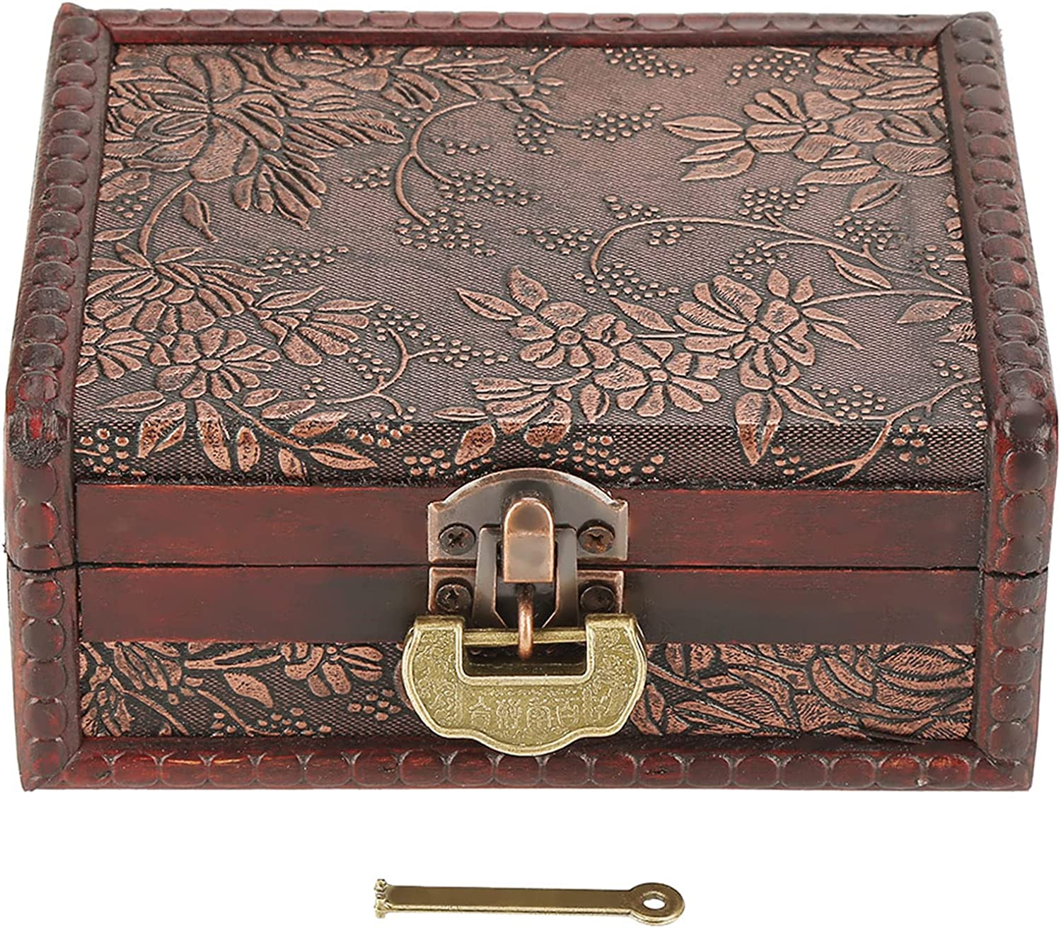 Vintage European Style Wooden Jewellery Box, Storage Case image number 2