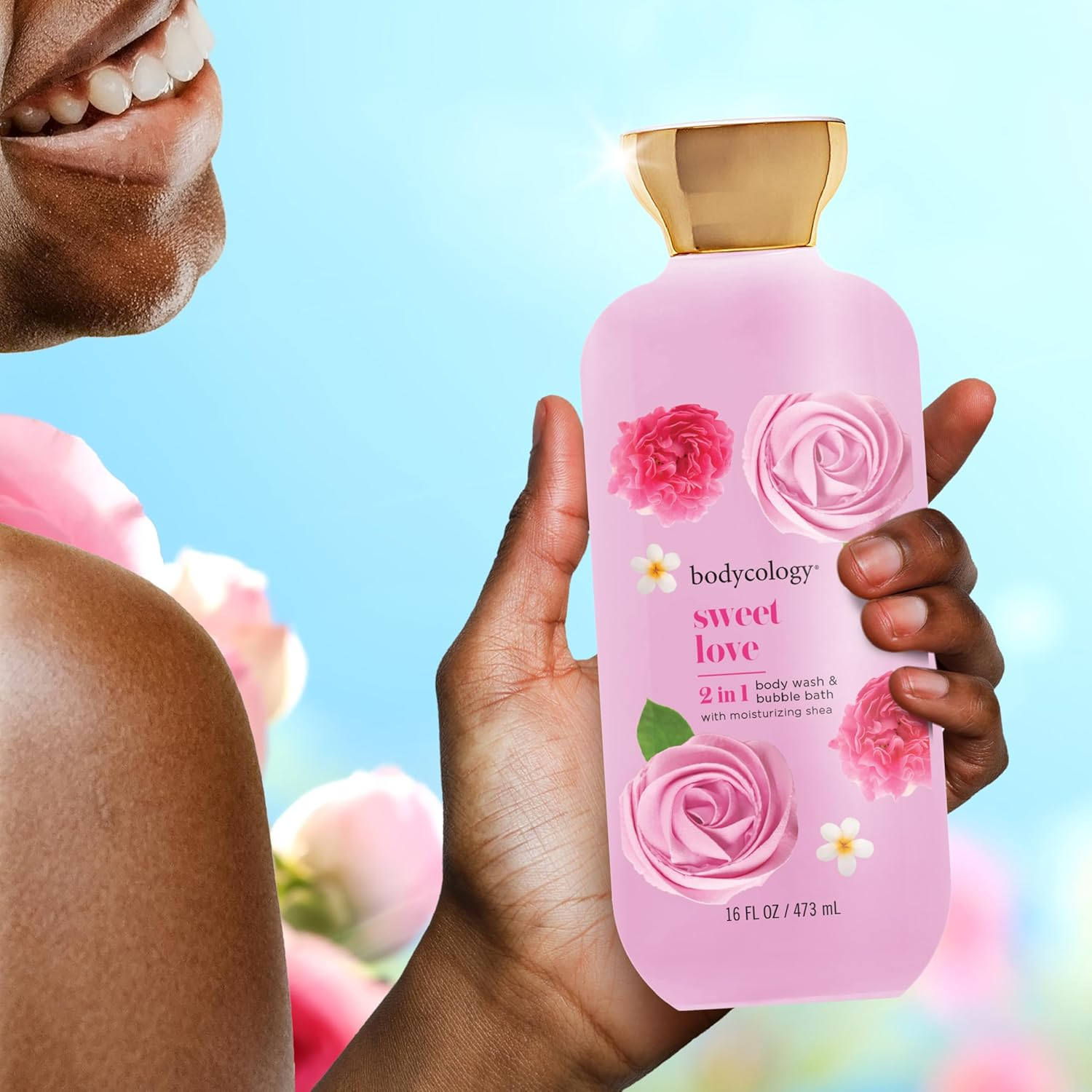 2 in 1 Body Wash and Bubble Bath - Sweet Love by Bodycology for Women - 16 Oz Body Wash image number 6