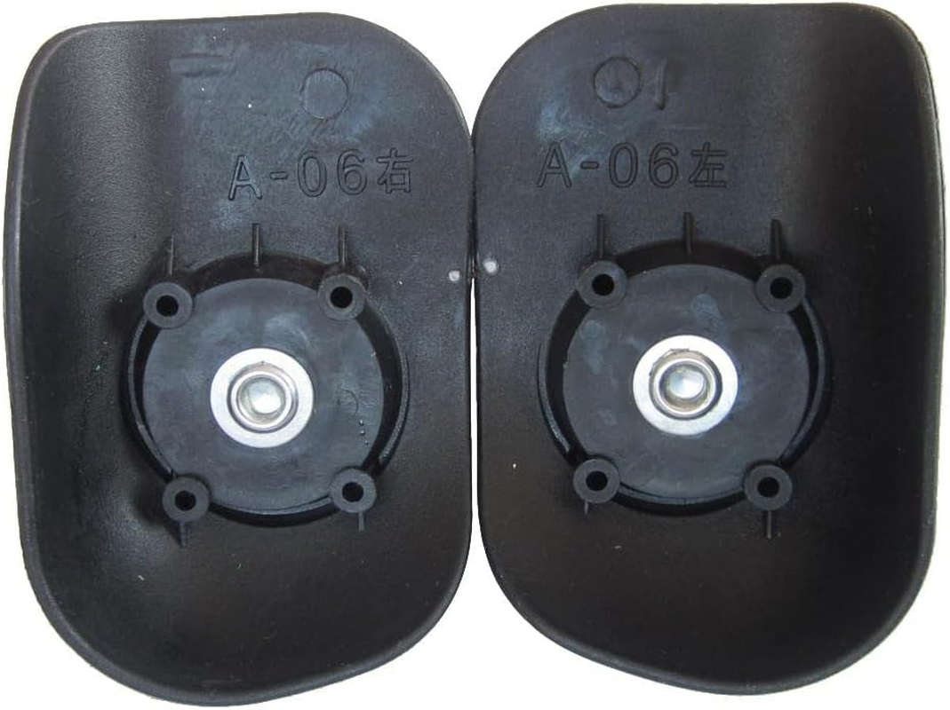 Eigell 2 Pairs Vluggage Carriers Rubber Wheels Replacement Wheels for Suitcases image number 5