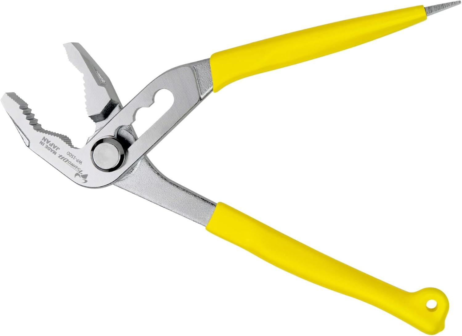 Tsunoda WP-150D Water Pump Pliers with Screwdriver, 5.9 Inches (150 Mm), Made in Japan, Tsubame Sanjo image number 2
