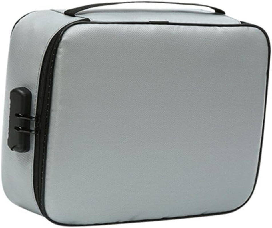 TEHAUX Fireproof Document Bag Travel Safe Bag File Storage Case for Laptop Files image number 5