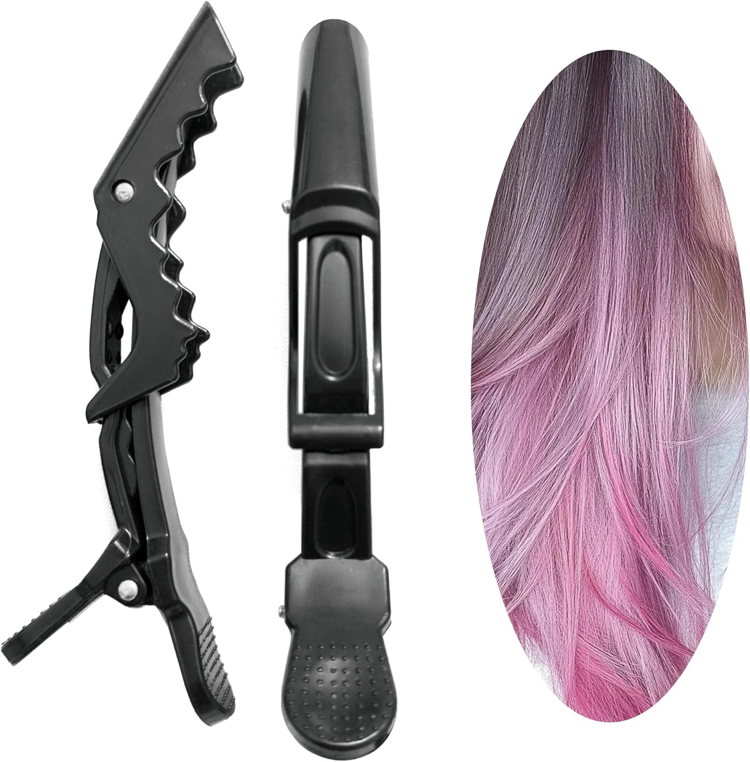 Losaria 10 Pieces Hair Dye Kit Hair Coloring Dyeing Kit Professional Hair Dye Tools for Bleaching and Hair Dye, Including Hair Dye Brush, Ear Cover, Hair Cover, Shawl, Gloves, Hair Clips image number 2