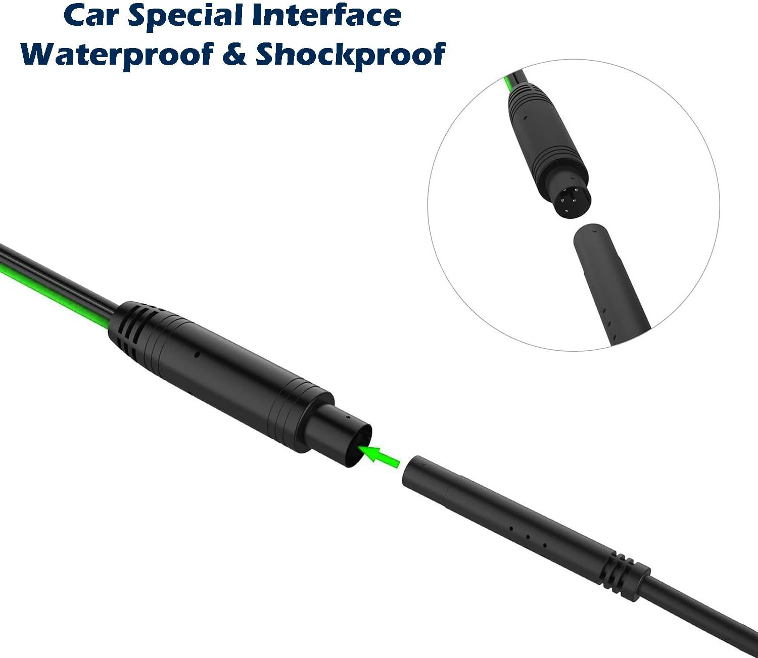 Goodsby Backup HD Camera Rear View License Plate Night Vision Waterproof Compatible with Kenwood Car Radio DDX26BT DDX340BT DDX376BT DDX396 DMX125BT DMX907S DMX7705S DMX7706S DNX6990HD image number 5