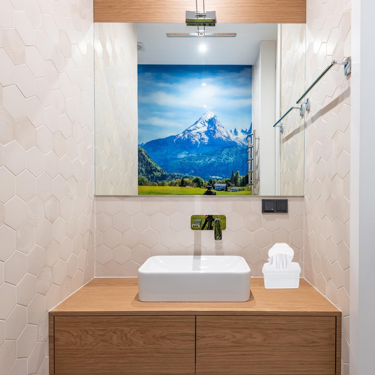 BESTOYARD Wipe Dispenser Refillable, Tissue Container with Lid, Travel Wipes Holder for Easy Access, Home Nursery Portable Use image number 4