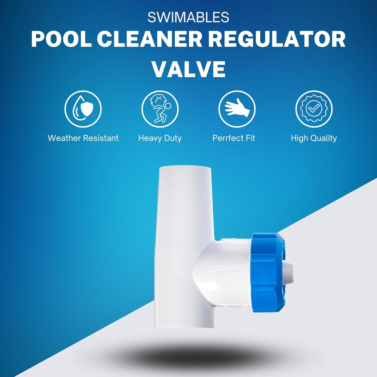 Swimables Regulator Valve Compatible with Hayward Navigator V094P | Compatible with Most Suction Side Pool Cleaners | Works on Navigator Pro, Blucon, Navigator 925ADV image number 1