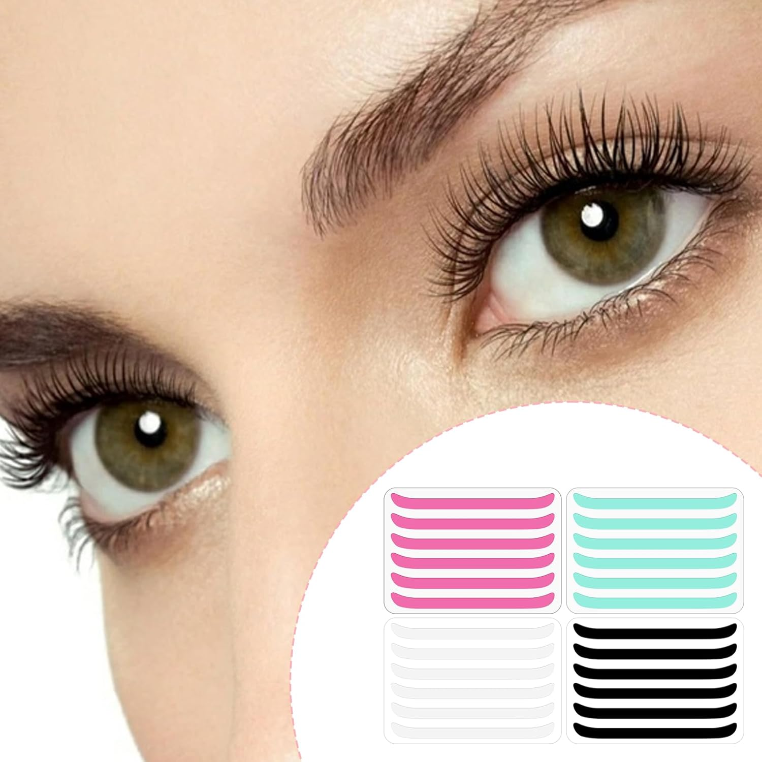 Pack of 24 Eyelash Lift Band Kit, Silicone Perm Band, Lash Lifting Tool, Eyelash Lift Pads, Prevents Rebound of Eyelashes, Eyelash Lifting Pads, Sticks for Eyelash Lifting image number 5