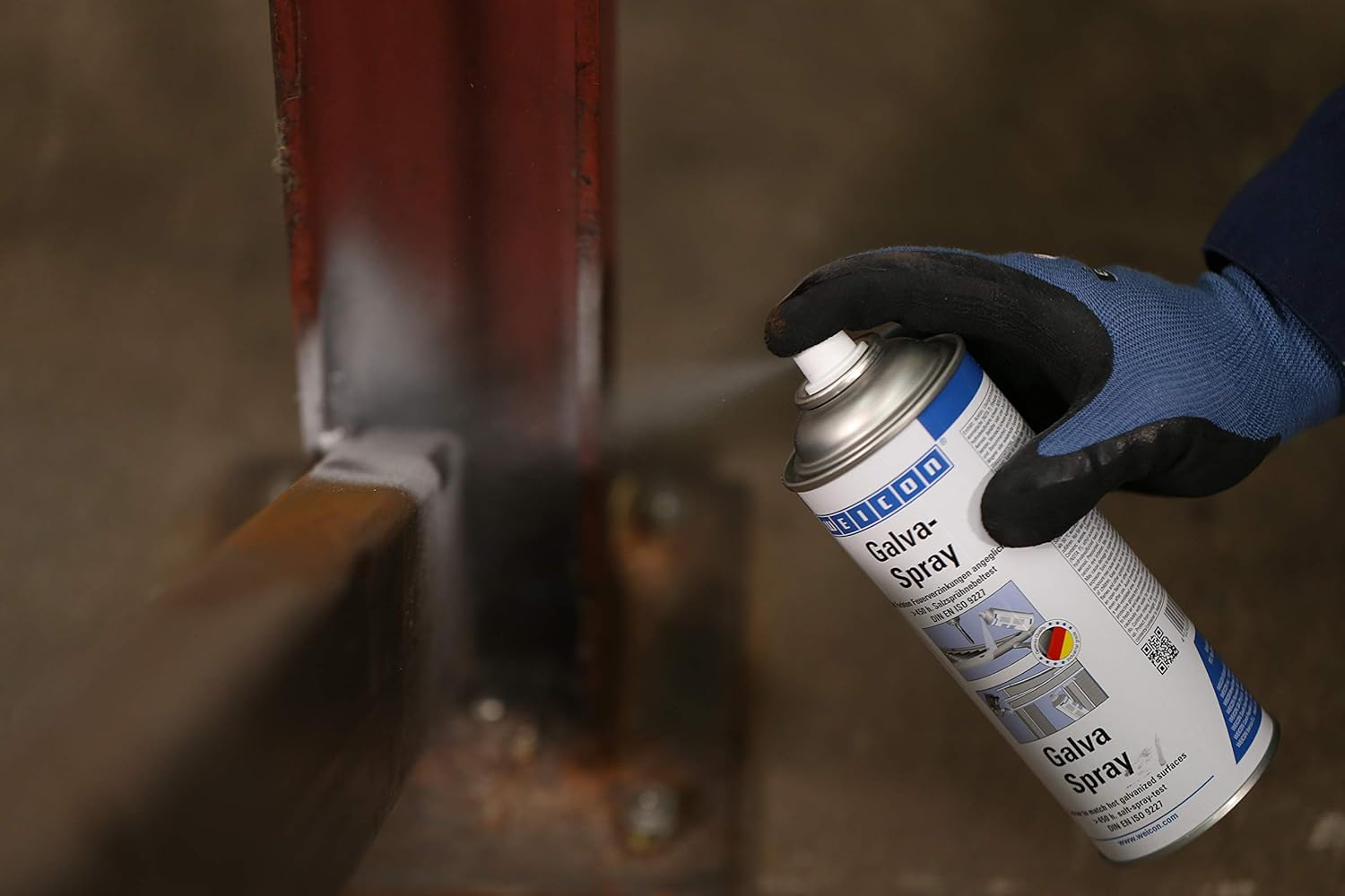 WEICON Galva-Spray | 400 Ml | Rust Protection Primer Permanent Corrosion Protection | Protection for Metals against Rust Effectively Durable and Firmly | Adherent image number 3