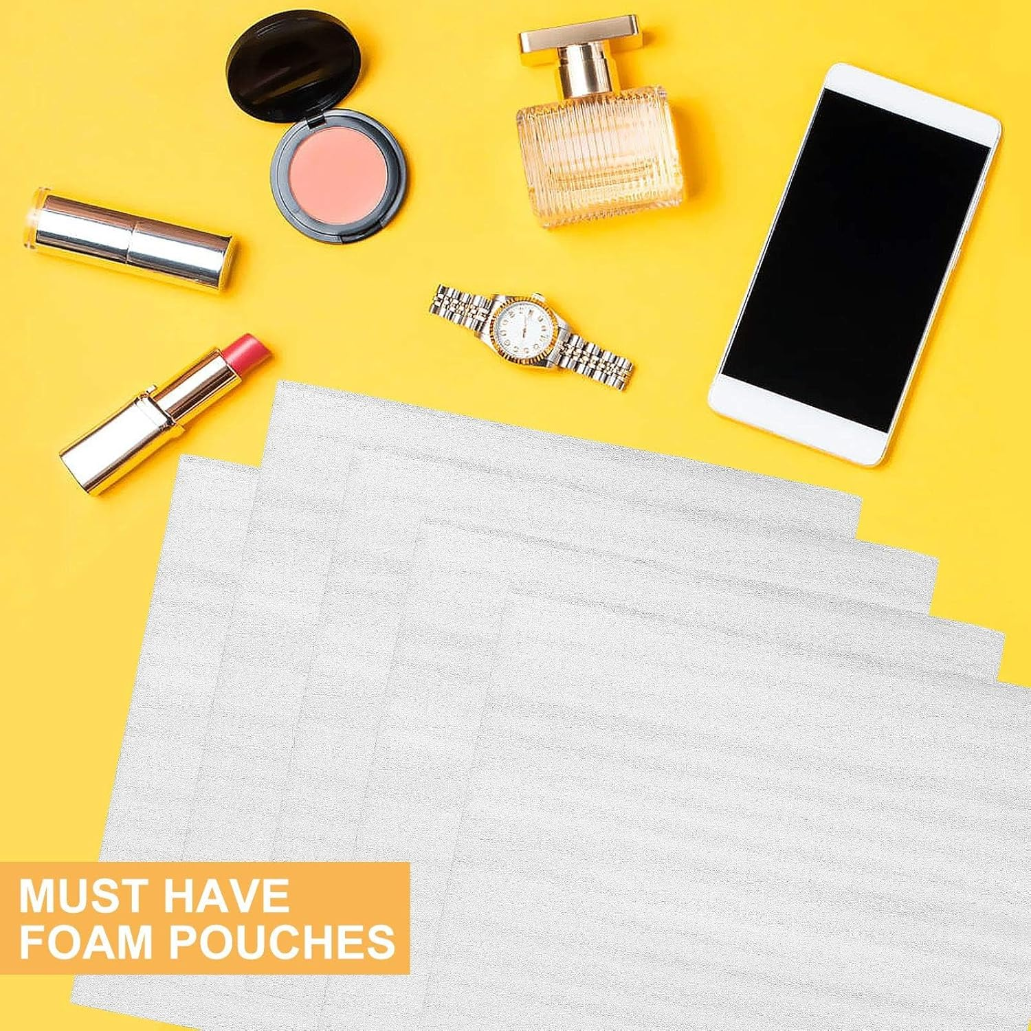 AKOLAFE 7.8X7.8 Inch Foam Pouches 50 Count China Moving Supplies for Packing & Shipping Box Cushion Foam Wrap Pouches Packing Cushioning Supplies for Protecting Dishes Porcelain Glasses Plates Fragile image number 4