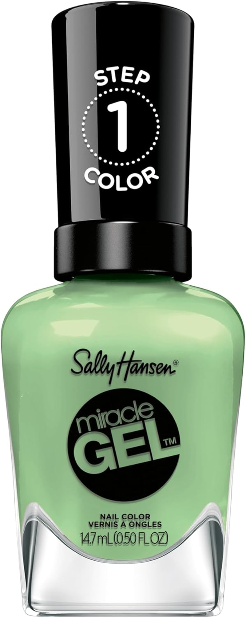 Sally Hansen Miracle Gel Nail Polish - Live for the Momint​, Chip-Resistant, High-Shine, Easy to Apply, 14.7Ml