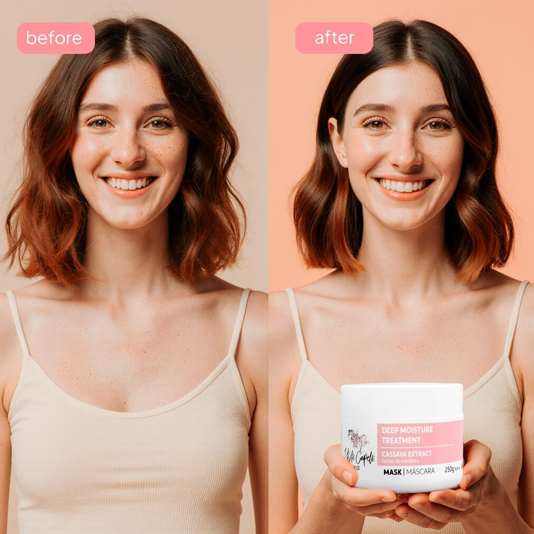 Ibelli Capelli Venice Cassava Extract Argan Oil Hair Mask Cassava 8Oz (250G) image number 1