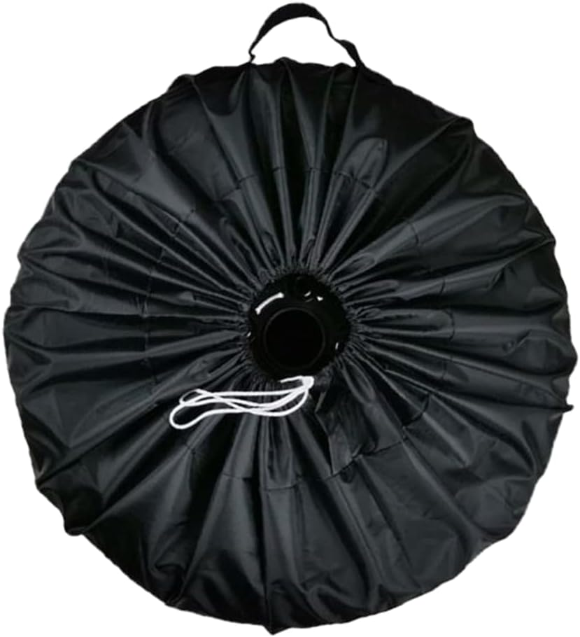 Wheel Protection Tyre Cover, Waterproof Spare Wheel Cover, Tyre Protection Cover, Diameter 65 Cm, Black (With Handle) image number 4