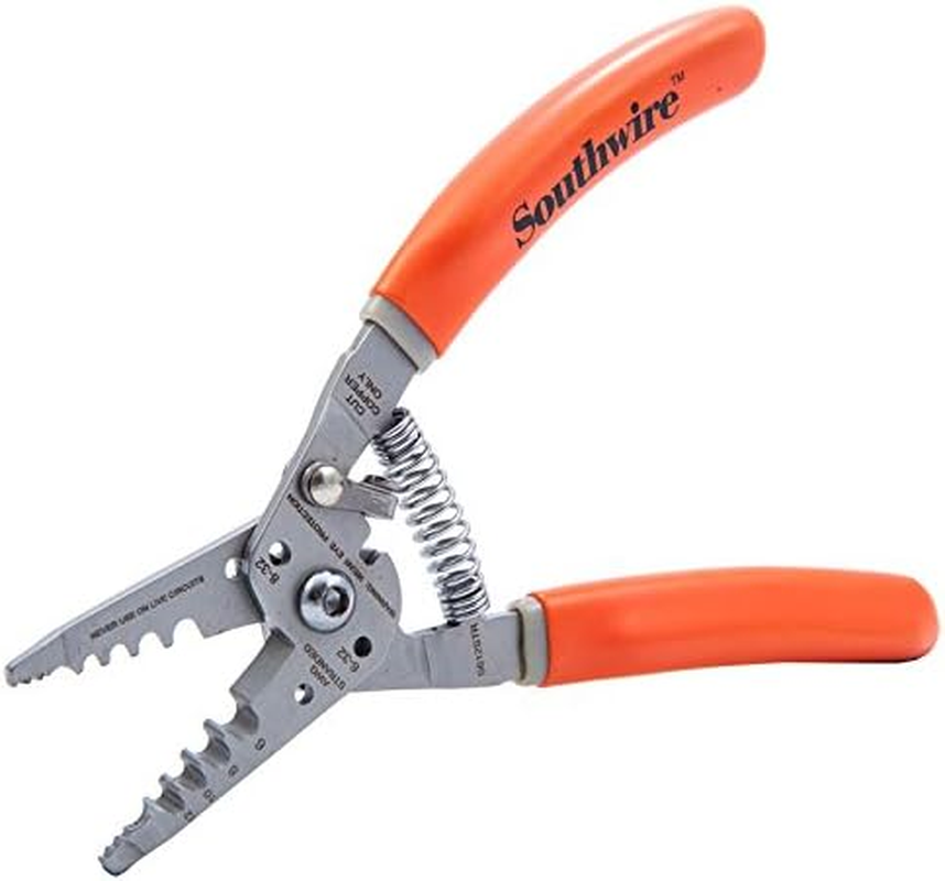 Southwire - 58277940 Tools & Equipment S612STR 4-10 AWG SOL & 6-12 AWG STR Ergonomic Handles Wire Stripper/Cutter image number 3
