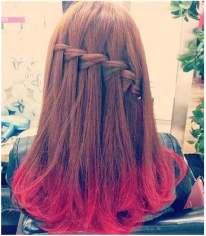 Temporary Hair Dye Pigment Hair Chalk Powder Soft Salon Hair Color DIY Chalks for the Hair Styling Party Christmas 10 Colors - Pink image number 7