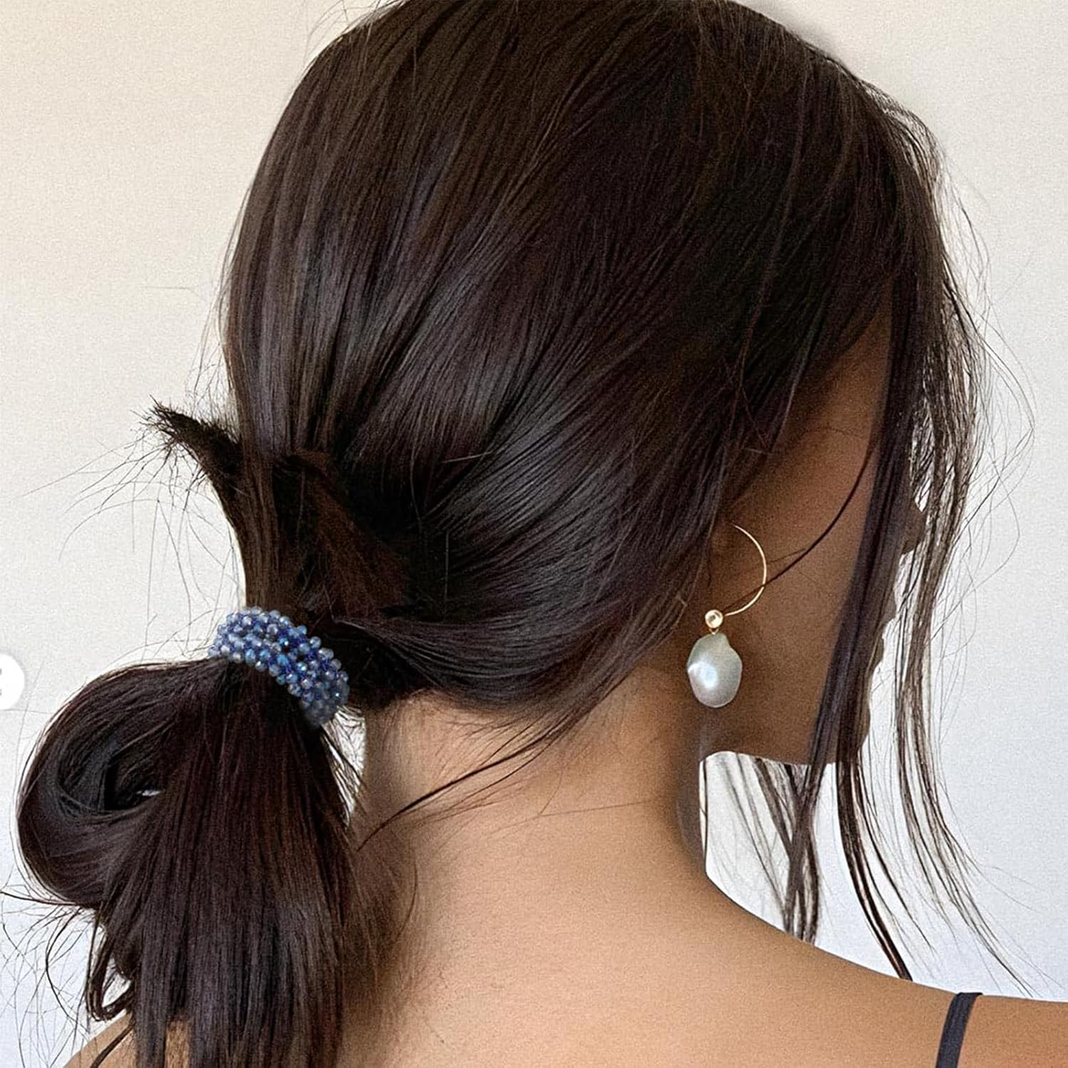 WERIGONI Pack of 3 Glitter Stones Hair Accessories for Women Elastic Headband Crystal Bracelet Gifts for Women image number 3