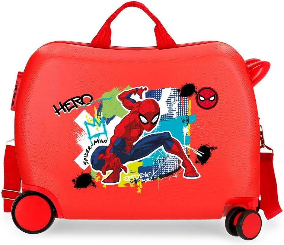 Joumma Marvel Spiderman Urban Children'S Suitcase Red 50 X 38 X 20 Cm Hard ABS Combination Lock Side 38L 1.8 Kg 2 Wheels Hand Luggage, Red, Children'S Suitcase, Red, Children'S Suitcase image number 4