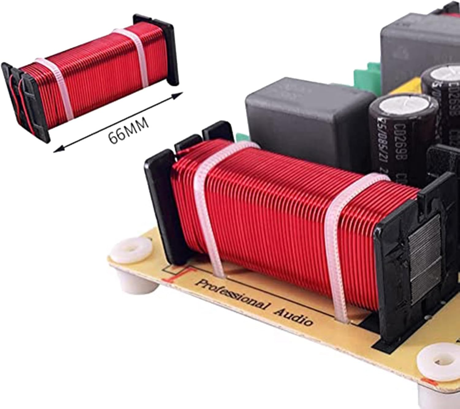 2PCS 4 Way 300W Speaker Frequency Divider Home Theater Hifi Stereo 4Unit Circuit Stereo Audio Crossover Filters image number 1