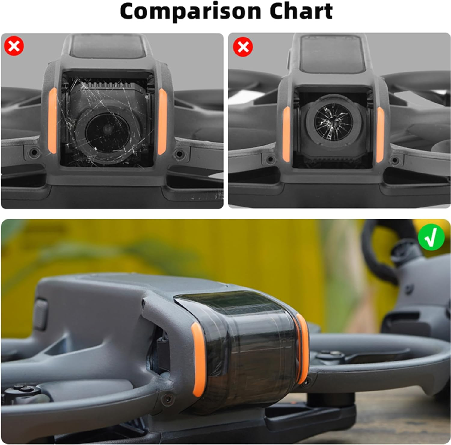 CERFFOOL Gimbal Protective Lens Cover for DJI Avatar 2 Lens Cap Dustproof Protective Cap Anti-Scratch Protective Case Drone Accessories Lens Protection Cap