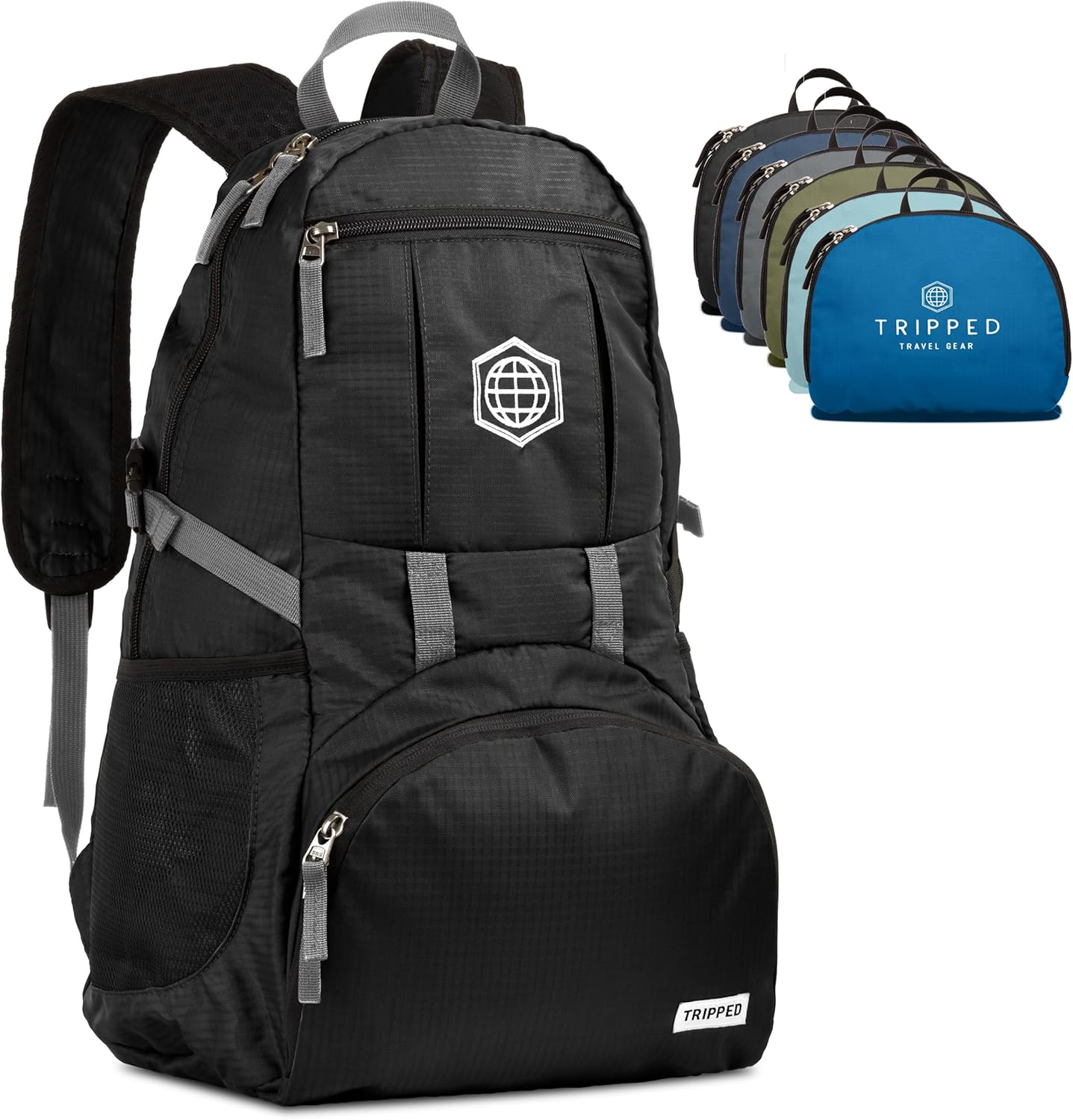Travel Backpack- Packable Lightweight Daypack for Hiking, Gym, and Airplane