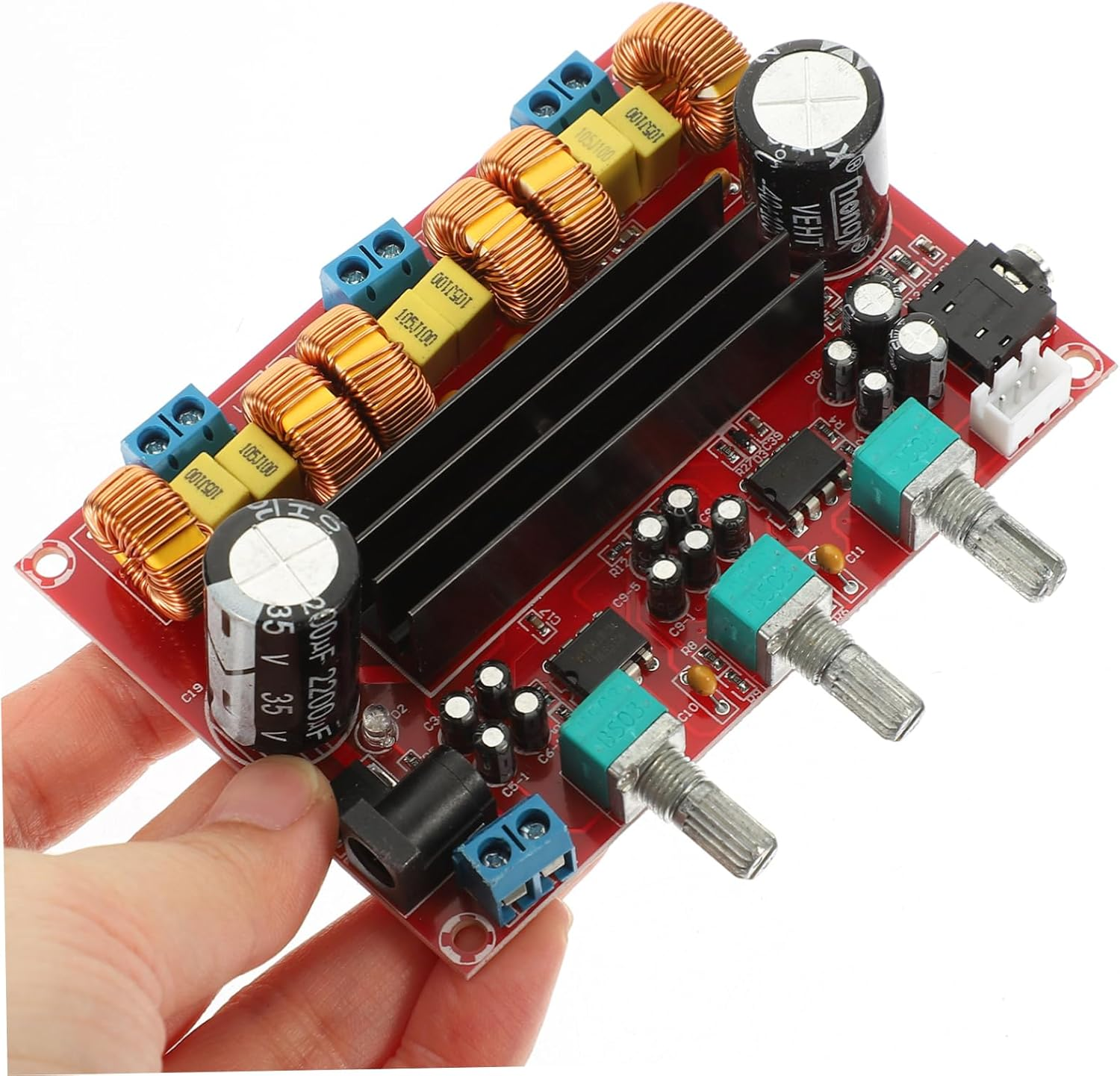 Homoyoyo Amplifier Board Channel Audio Subwoofer Power Module Digital Amp Wide Voltage for Home Theater System image number 5