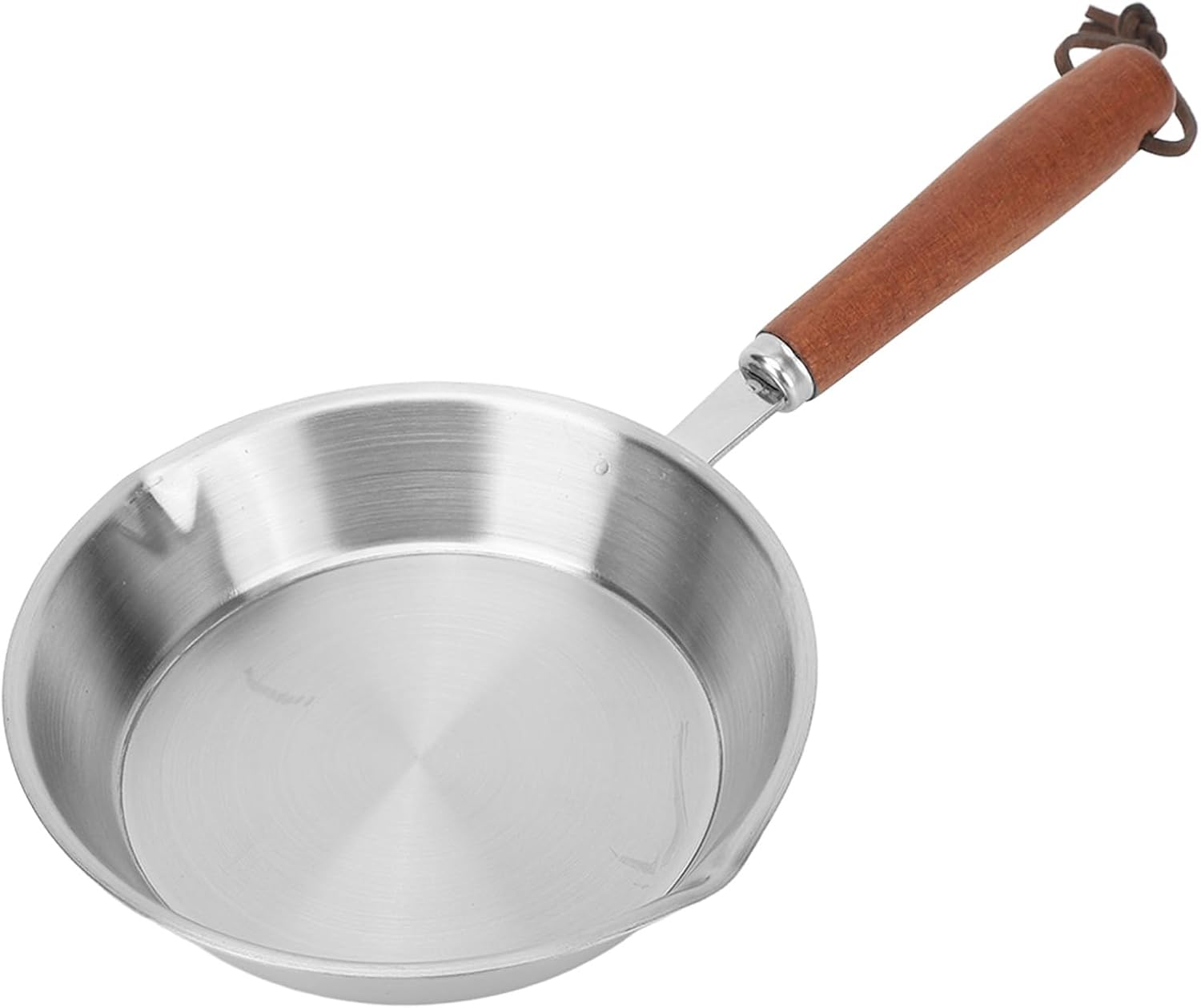 Stainless Steel Fry Pan with Even Heating Bottom for Restaurant and Home Cooking, Non Stick Egg Pan for (12CM) (16CM)