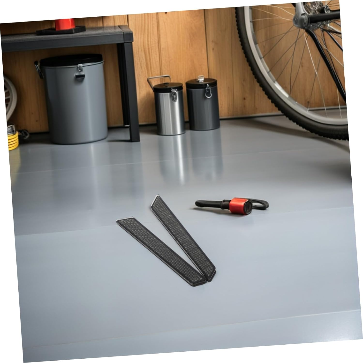 Reflective Motorcycle Saddle Bag Inserts Grey Abs Impact-Resistant Reflector Covers Compatible with Harley Touring Road Safety Accessories for Night Visibility - White image number 7