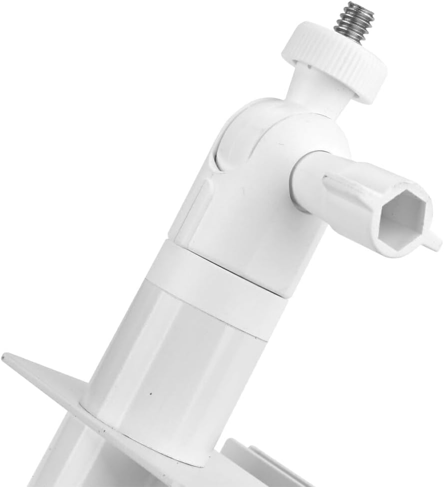 SUIOPPYUW No-Drill Gutter Mount for Eufycam Securely Clip Camera in Minutes for Security Stainless Steel Mounting Bracket, White image number 2