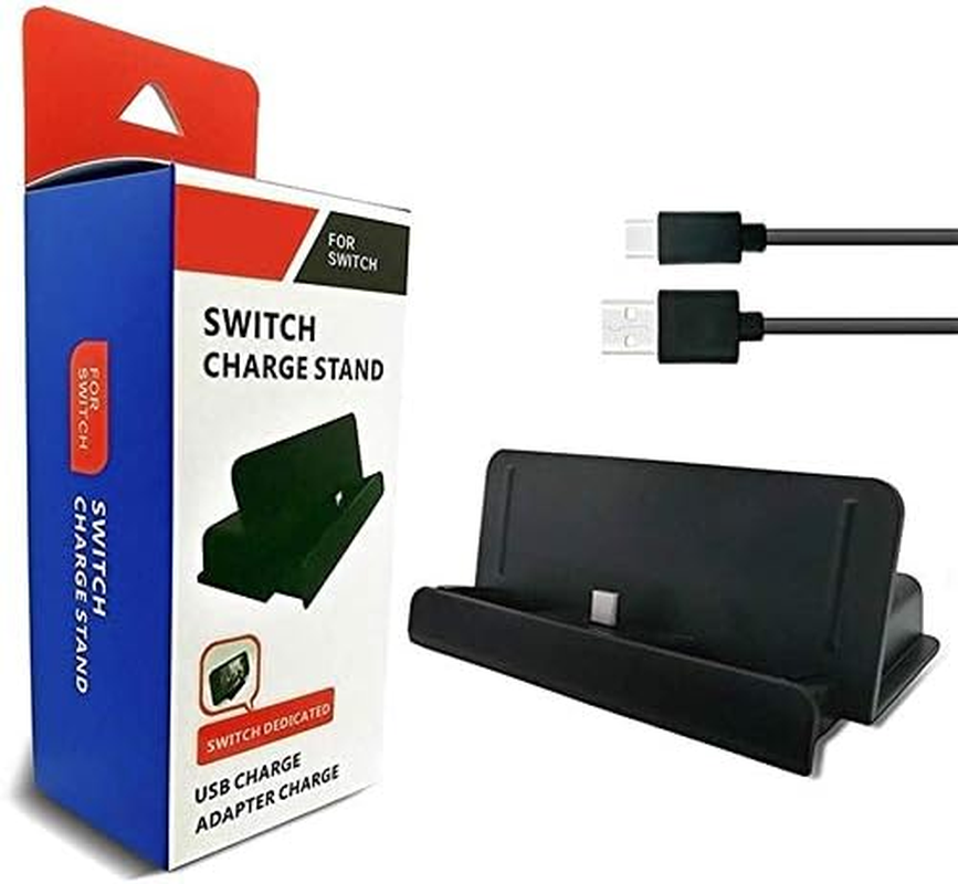 ELASO Charging Dock Station Stand Charger Holder Compatible with Nintendo Switch/Switch Lite with USB-C PD Charging Stand image number 3