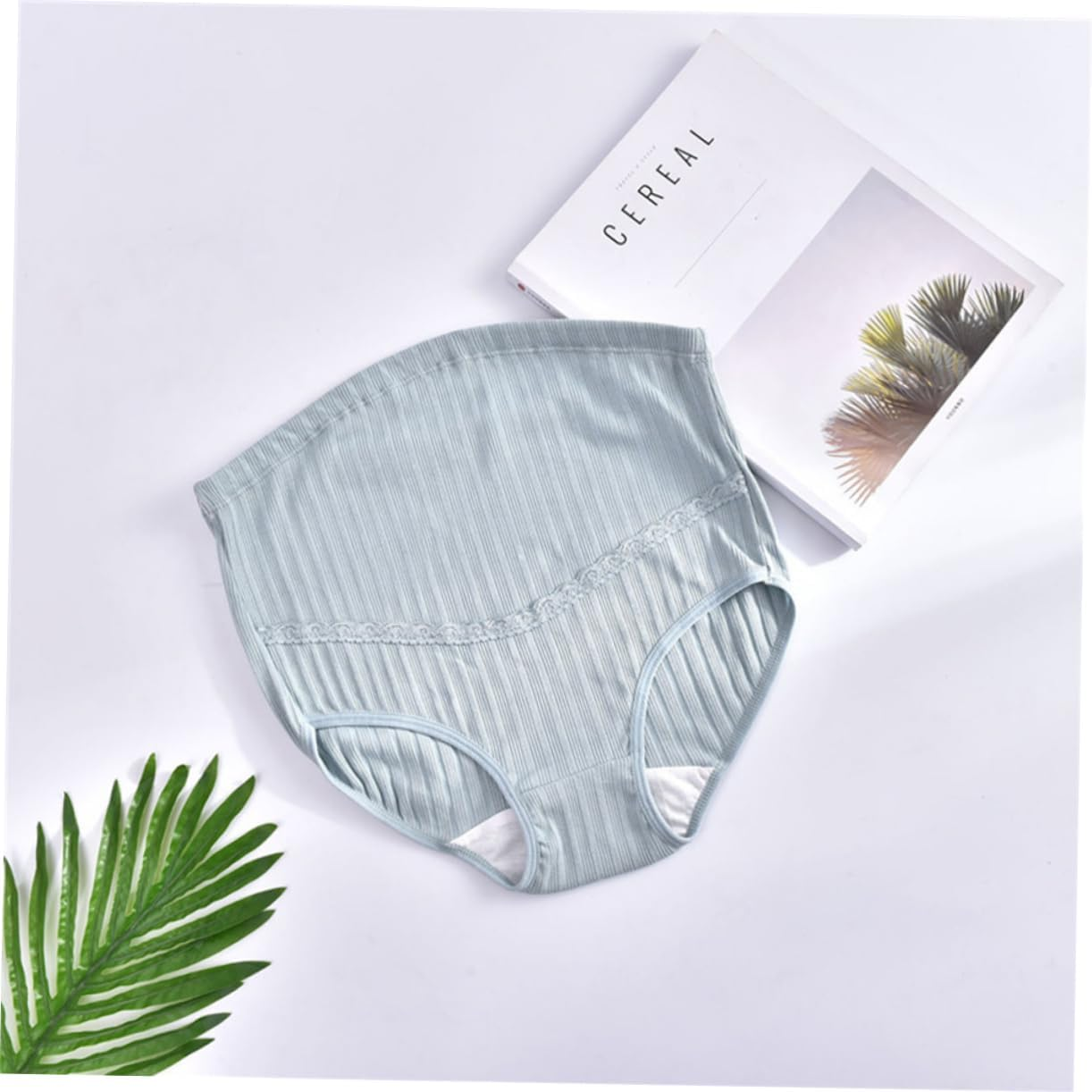 3Pcs XL High Waist Maternity Panties Cotton Undies for Pregnant Women Belly Band Comfortable Maternity Underwear for Daily Wear image number 2