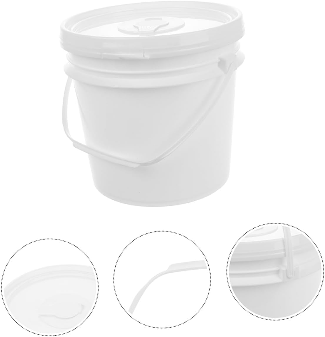 Travel Home Wet Wipes Holder Easy-Carry Handle Reusable Wipes Dispenser Bucket for Car image number 3