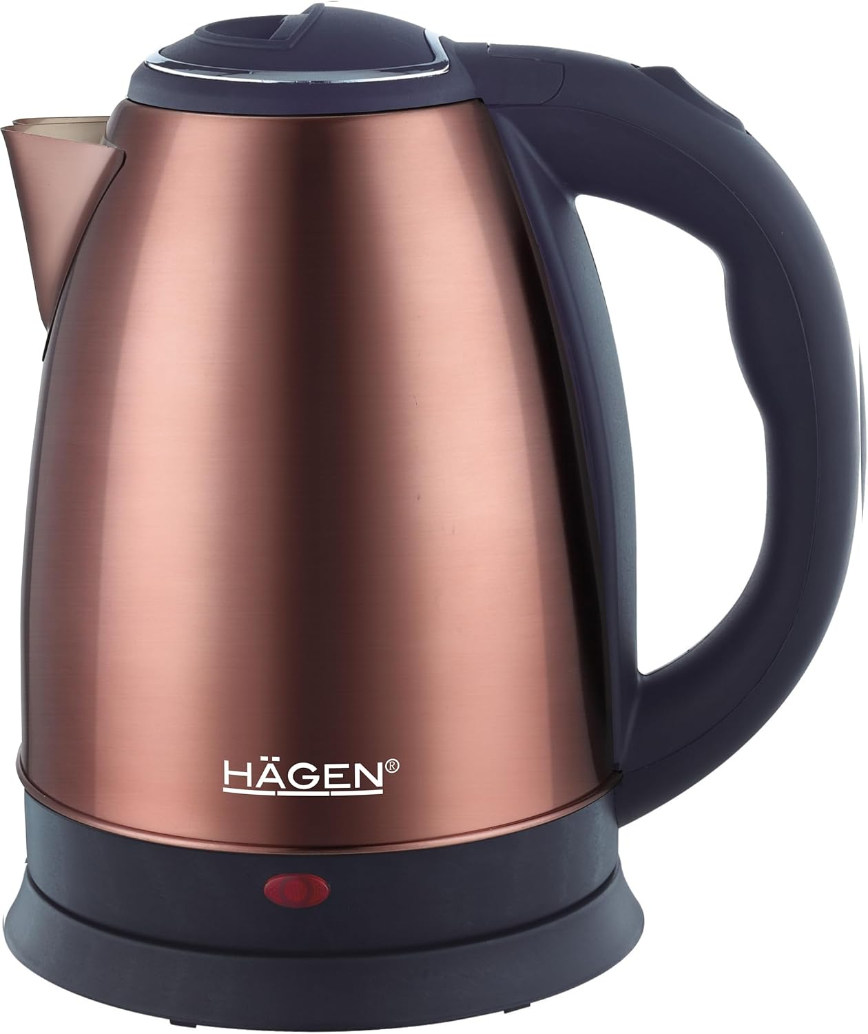 Hagen - Stainless Steel Compact Electric Kettle, Elegant Design, 360&deg; Base, Capacity 1.8L, 1500W, 360&deg; Base, Removable and Washable Filter, HA5525- Purple
