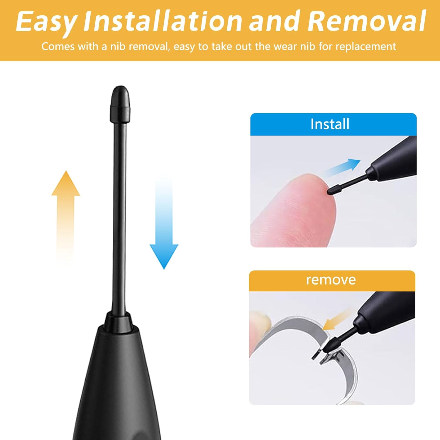 20 Tips Replacement Pen Tips for Remarkable 2 Pen with 4096 Pressure Sensitivity Pen Tips for Remarkable 2 Paper Tablet Marker with Tip Removal Tool image number 2