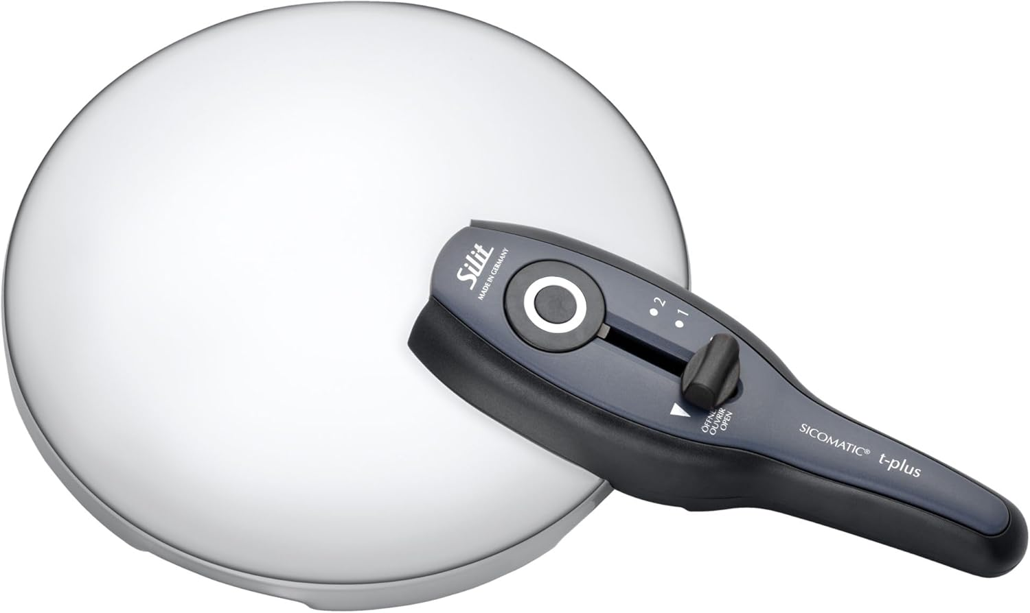 Silit Sicomatic&reg; T-Plus Pressure Cooker 2.5L without Insert &Oslash; 18 Cm Black Made in Germany inside Scale Silargan&reg; Functional Ceramic Suitable for Induction Hobs image number 3