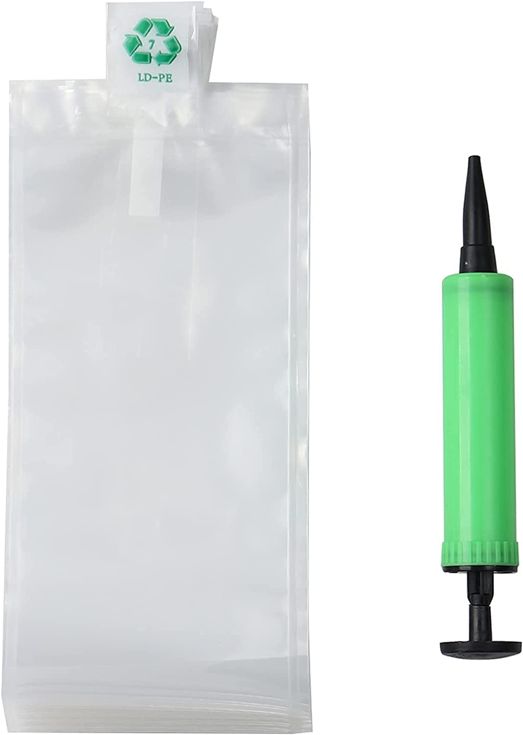 Clear Plastic Inflatable Bag with Free Pump - Air Cushion Packaging Protector - 4X6 Inches, 50 Pieces image number 5