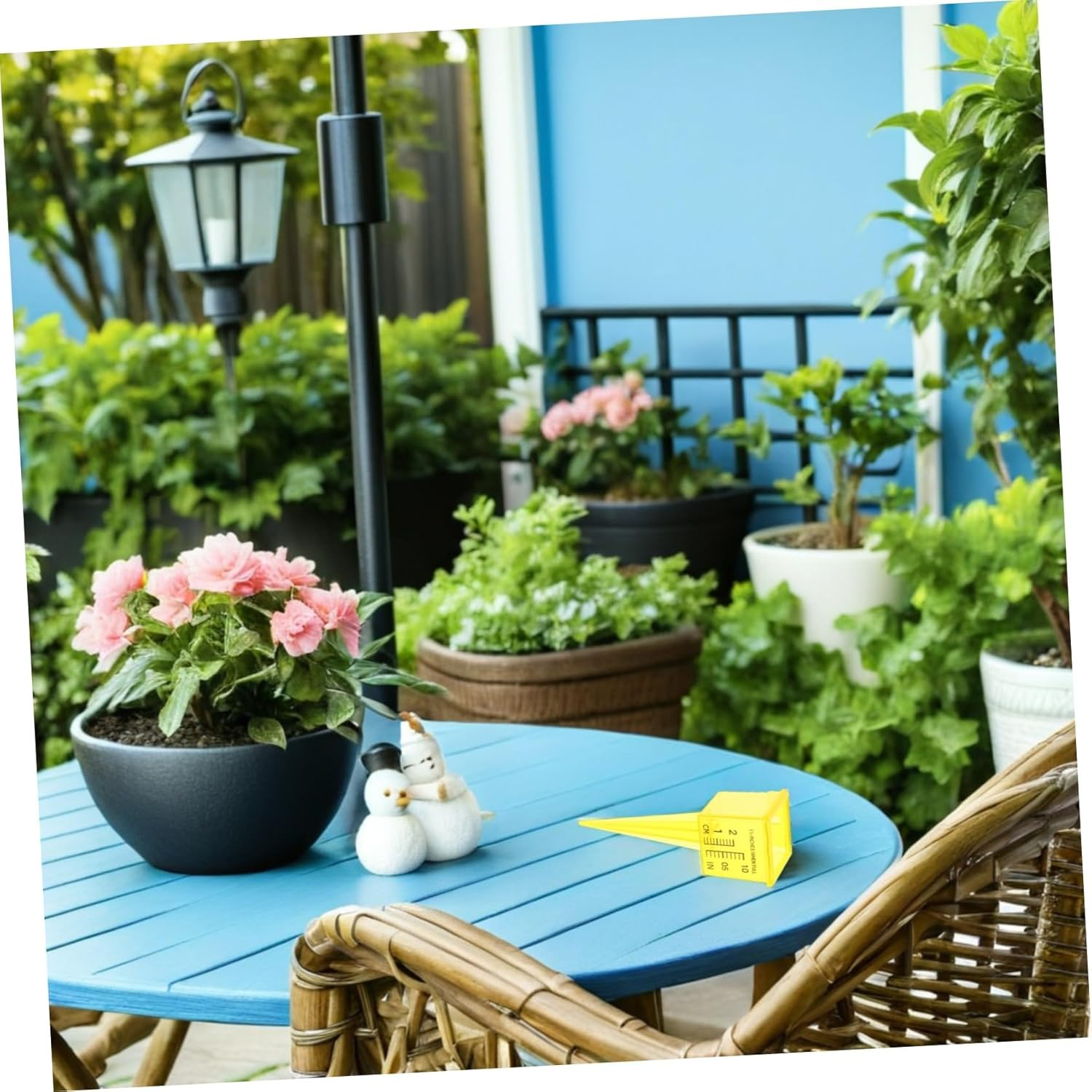 NUOBESTY 20Pcs Outdoor Rain Gauge Sprinkler Gauge Wide Mouth Water Measuring Tool with Dual Scales for Backyard Garden Lawn Patio Monitoring image number 2