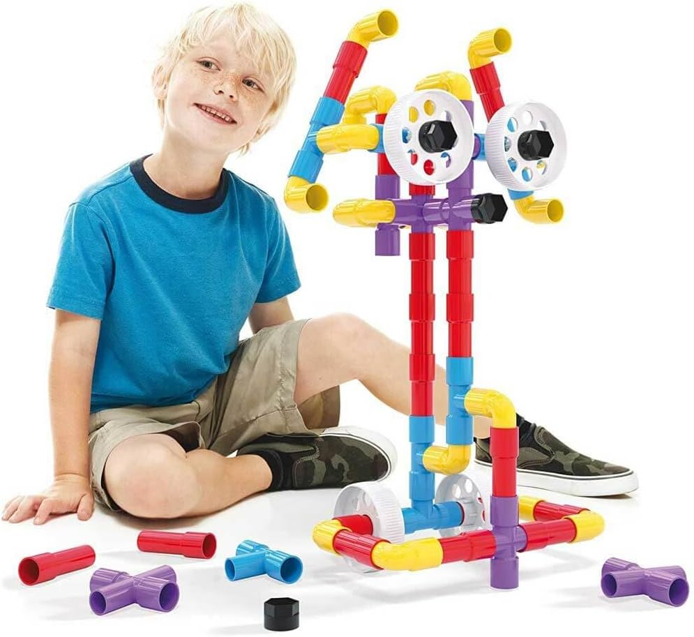 Quercetti Tubation Wheels 170 Pieces Set image number 1