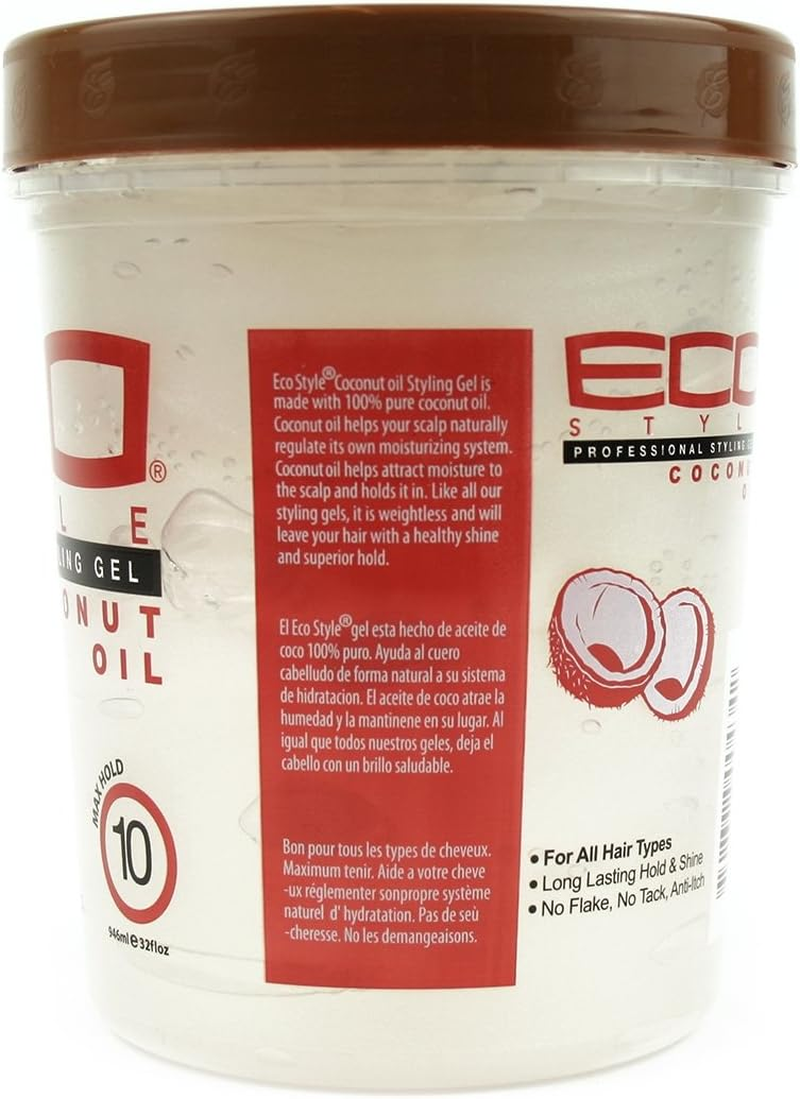Eco Style Gel Coconut Oil, 32 Ounce image number 2