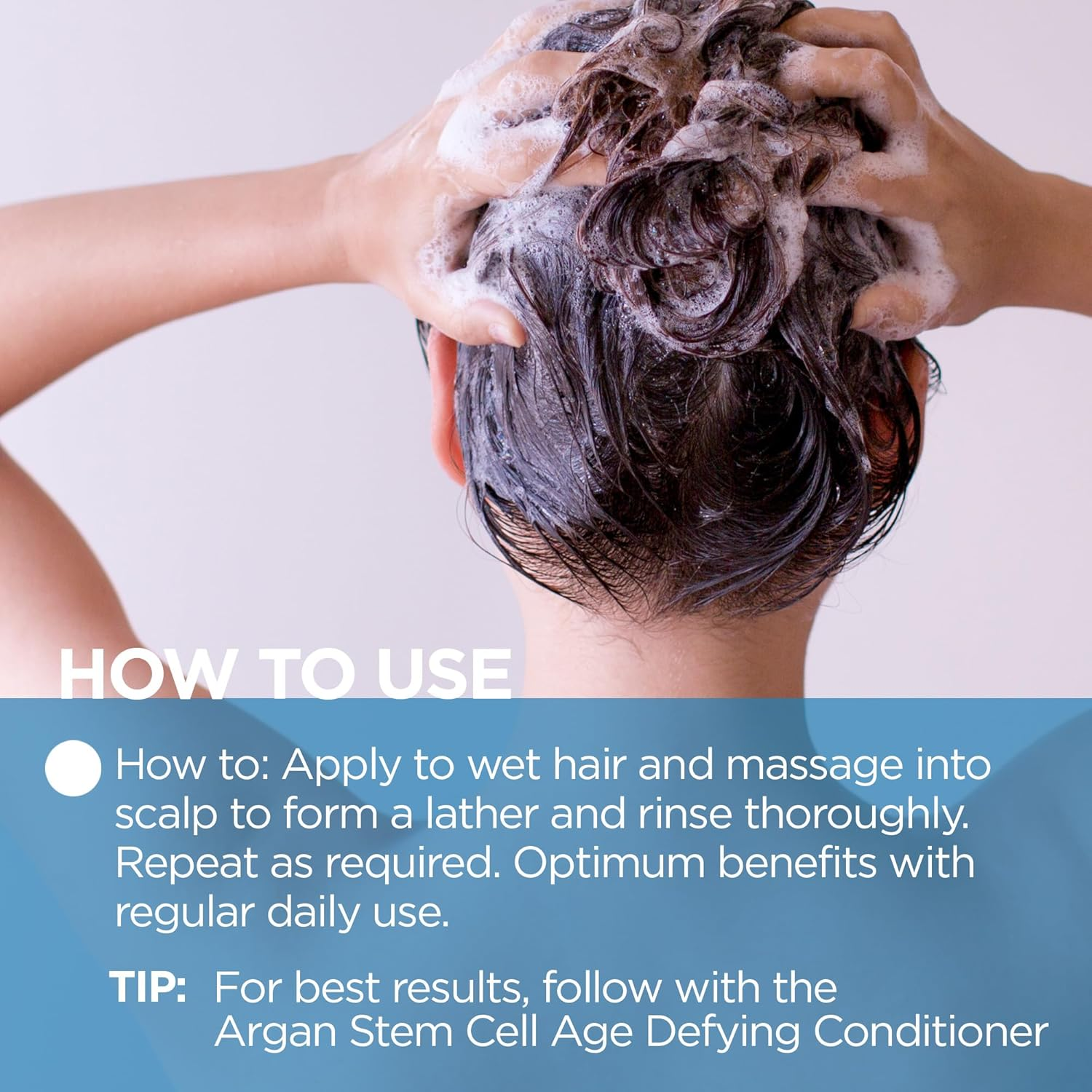 Andalou Naturals Argan Stem Cell Age Defying Shampoo, 11.5 Ounce image number 2