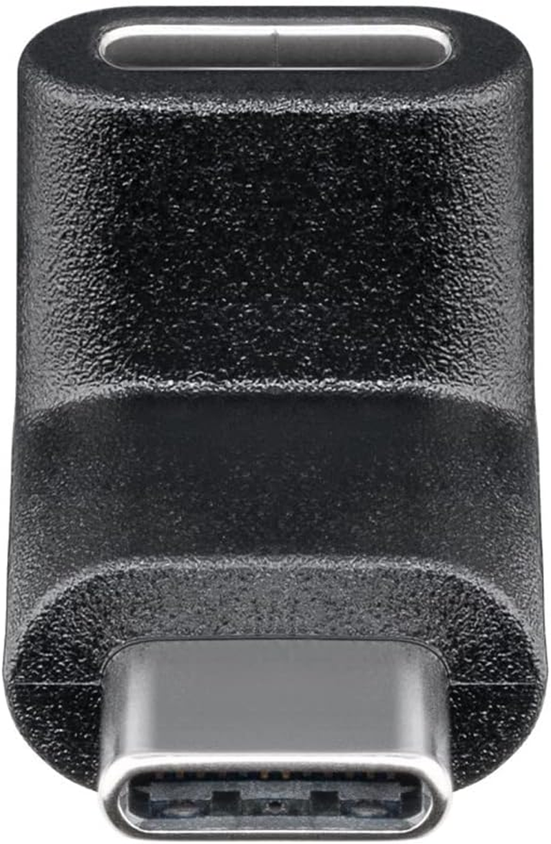 Goobay USB-C to USB-C 90 Degree Plug Adapter, Black image number 4