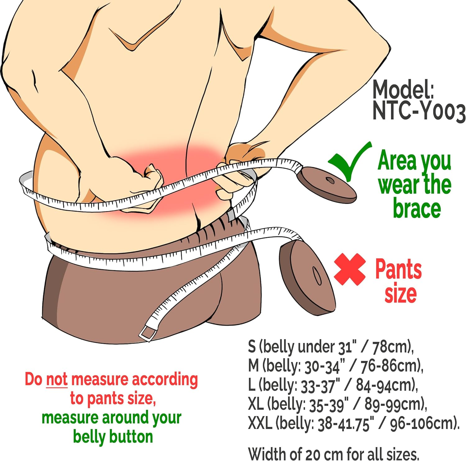 Back Support Belt with Detachable Suspenders & Removable Pants Clips - Lumbar Brace - Adjustable, Light, Breathable - Shoulder Holsters - Work, Posture - Neotech Care - Black - Size S image number 2