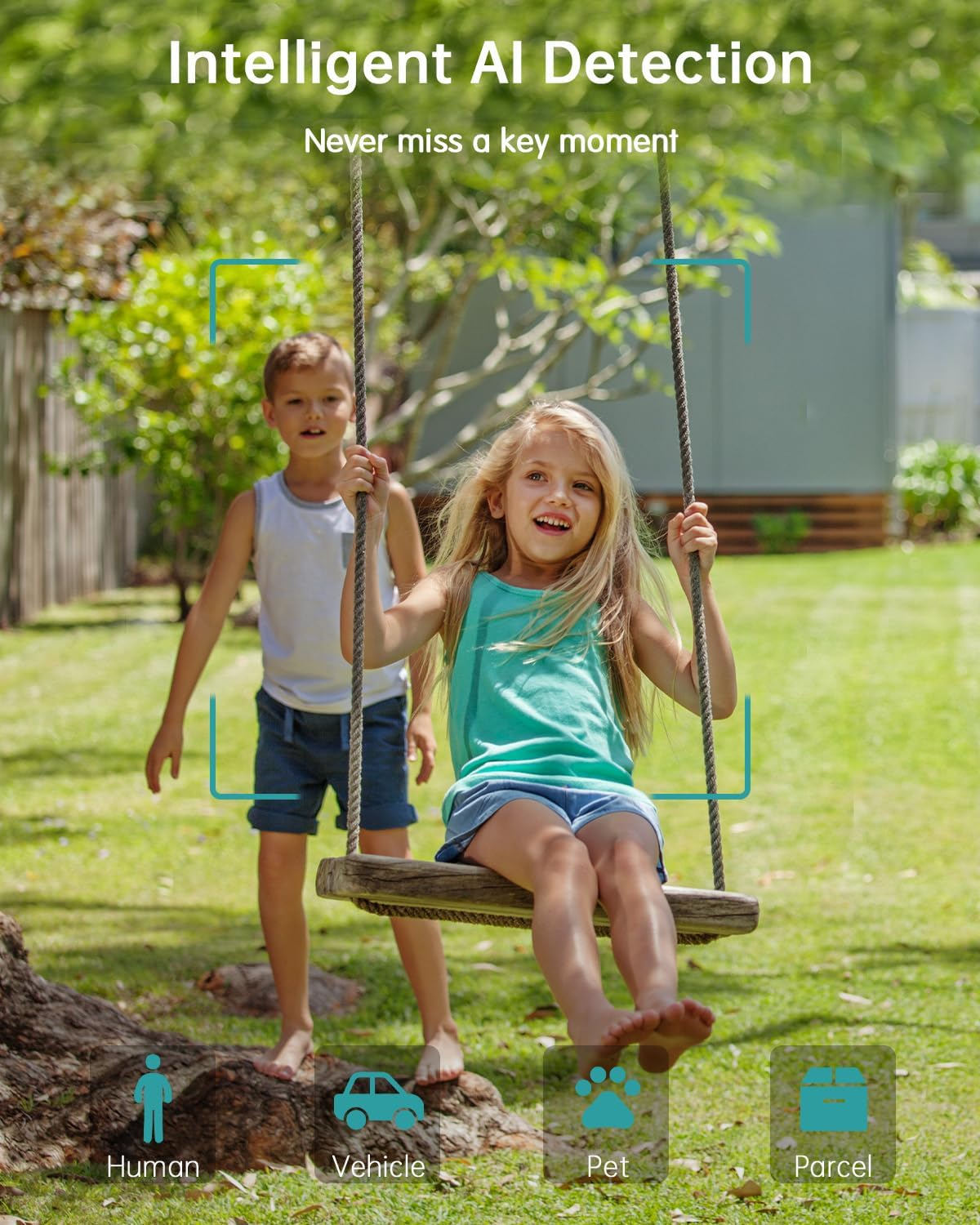 ZUMIMALL Solar Security Cameras Wireless Outdoor, 360&deg; View Outdoor Camera Wireless Solar,2.4G Wifi，2K/3Mp Color Night Vision,2-Way Talk, PIR Motion Alert, Cloud Storage, Alexa(Black) - White image number 2